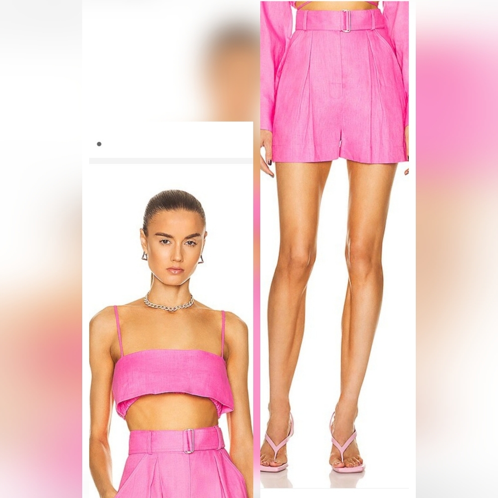 Matthew Hot Pink Set Shorts/top Size 2